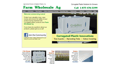 Desktop Screenshot of farmwholesaleag.com