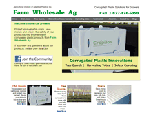 Tablet Screenshot of farmwholesaleag.com